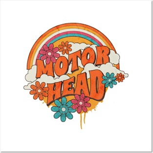 Retro Rainbow - Motorhead Posters and Art